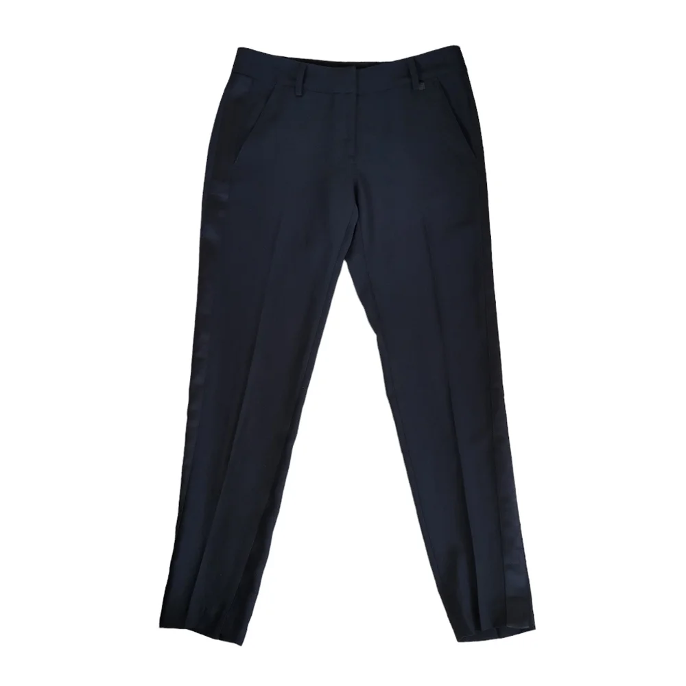 Rudsak Tuxedo Dress Pants Satin Side Stripes Slim Fit Cropped - Picture 2 of 11